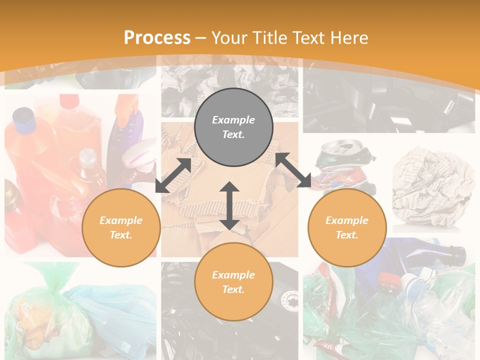 Cleansing Cardboard Container PowerPoint Template