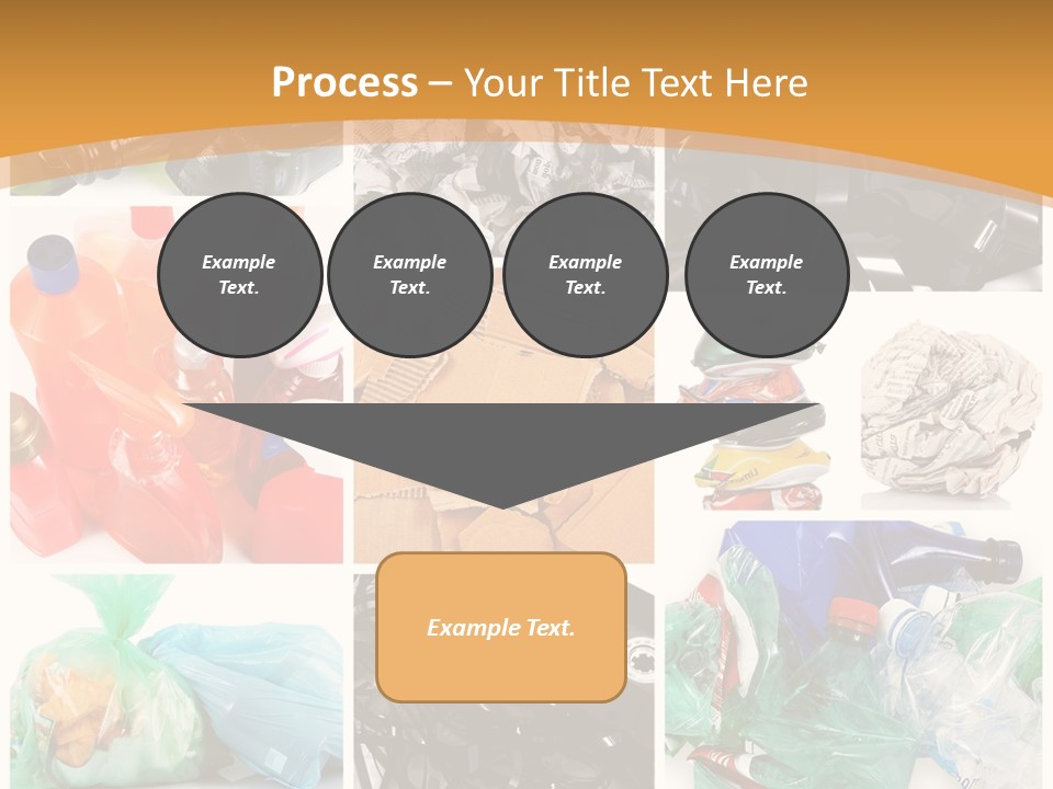 Cleansing Cardboard Container PowerPoint Template