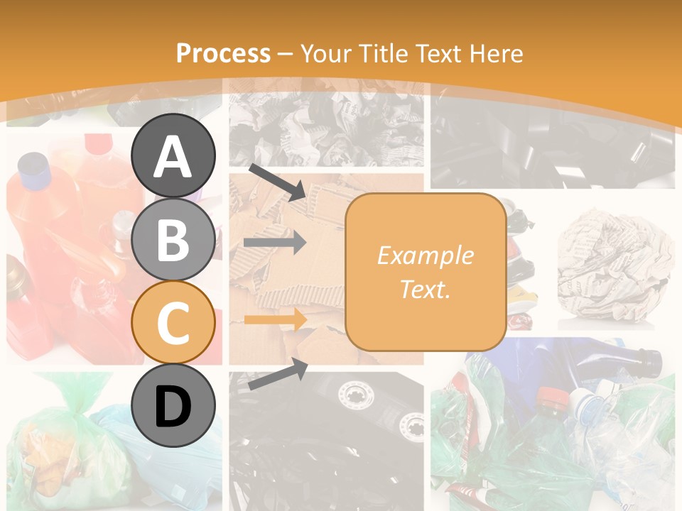 Cleansing Cardboard Container PowerPoint Template