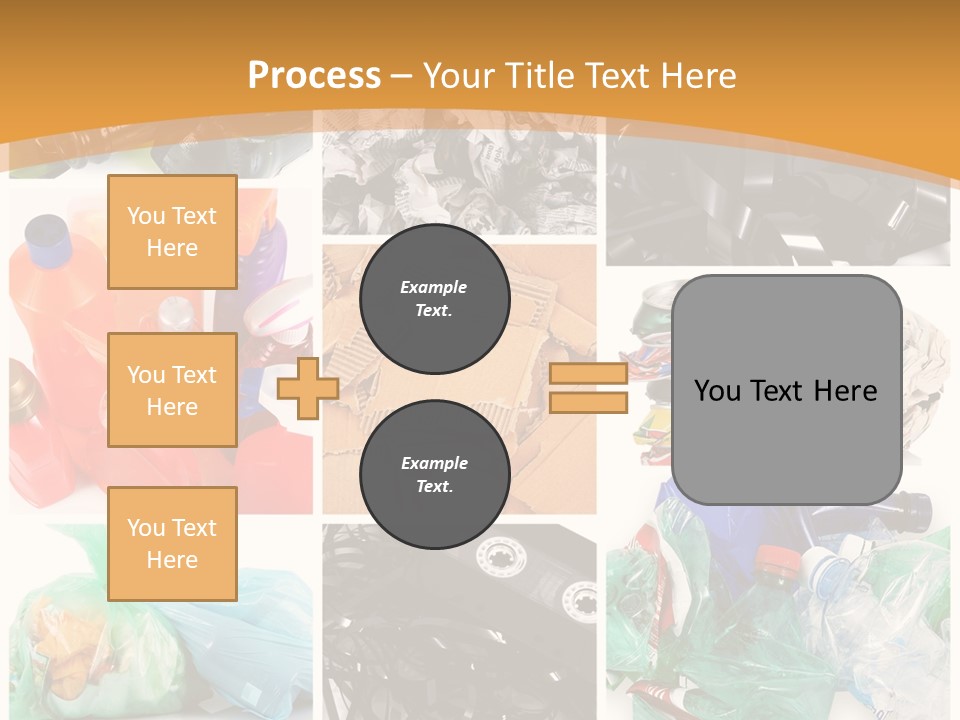 Cleansing Cardboard Container PowerPoint Template