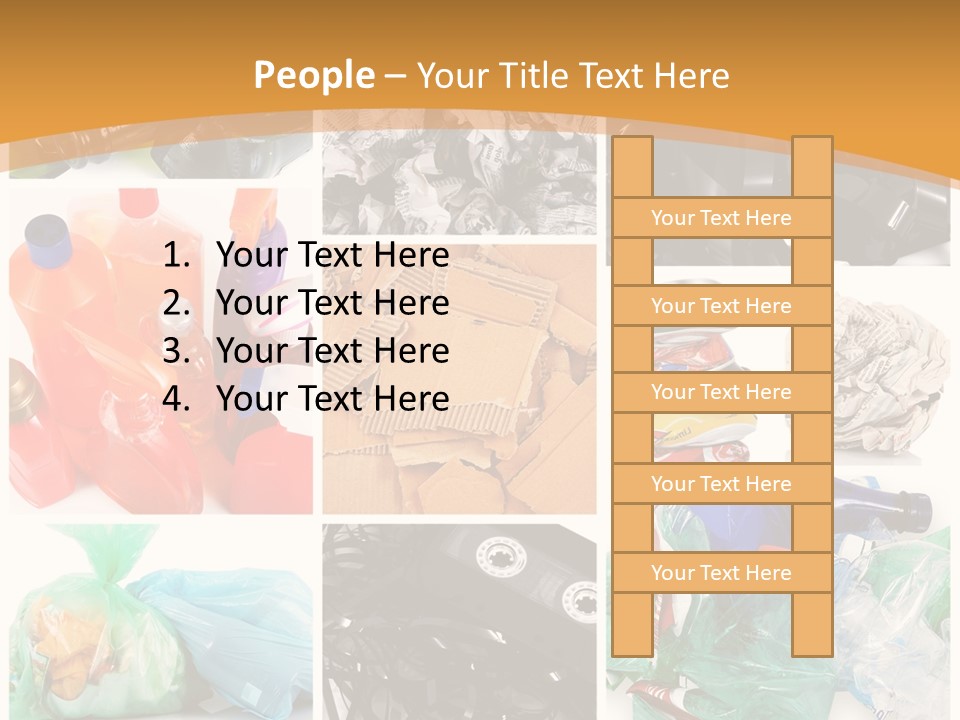 Cleansing Cardboard Container PowerPoint Template