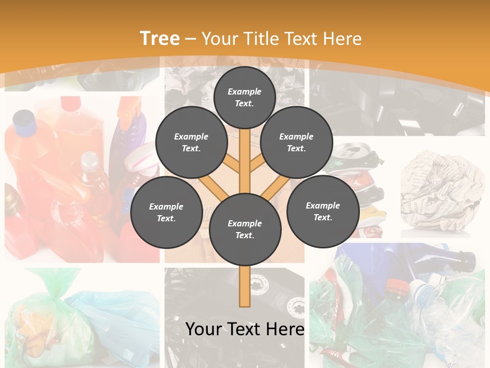 Cleansing Cardboard Container PowerPoint Template