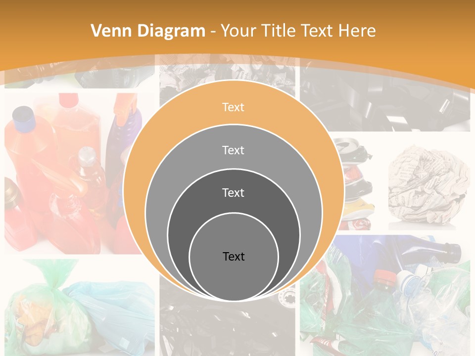 Cleansing Cardboard Container PowerPoint Template