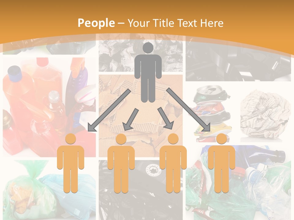 Cleansing Cardboard Container PowerPoint Template