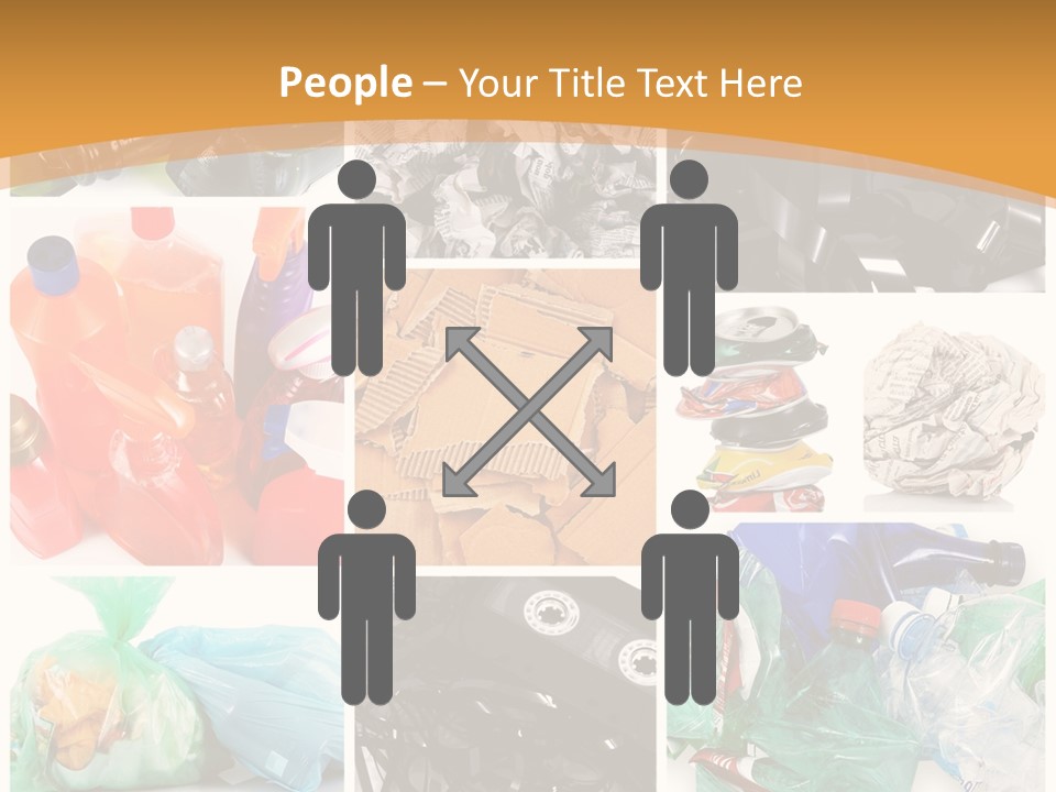 Cleansing Cardboard Container PowerPoint Template