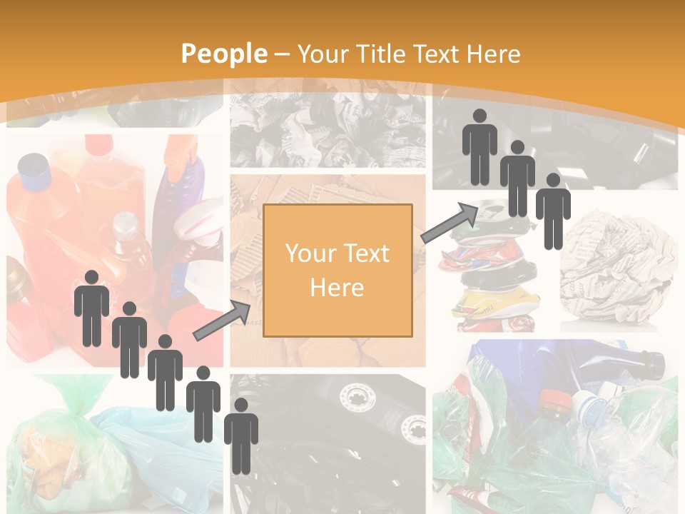 Cleansing Cardboard Container PowerPoint Template