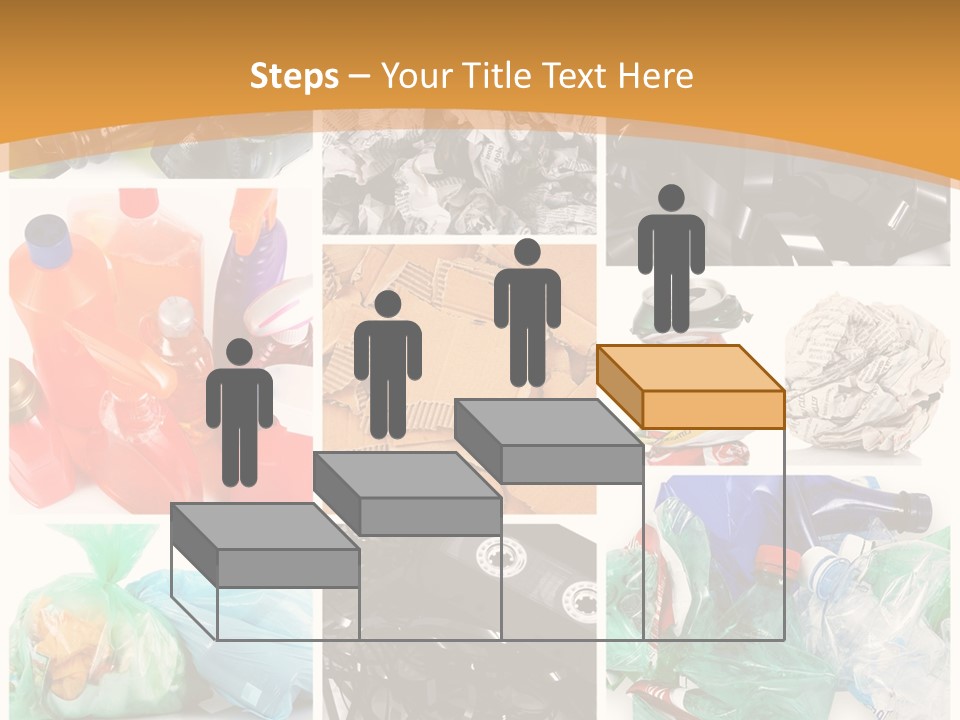 Cleansing Cardboard Container PowerPoint Template