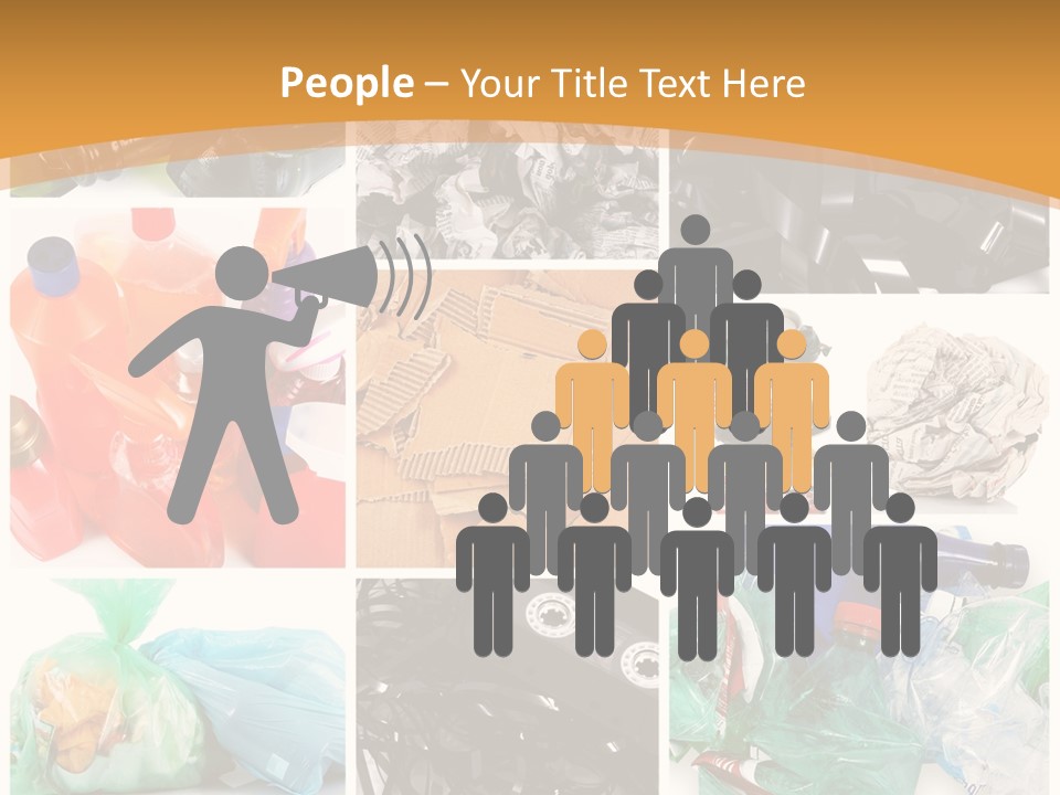 Cleansing Cardboard Container PowerPoint Template