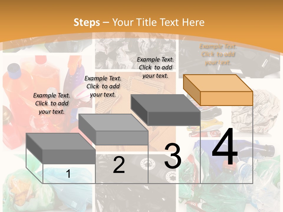 Cleansing Cardboard Container PowerPoint Template