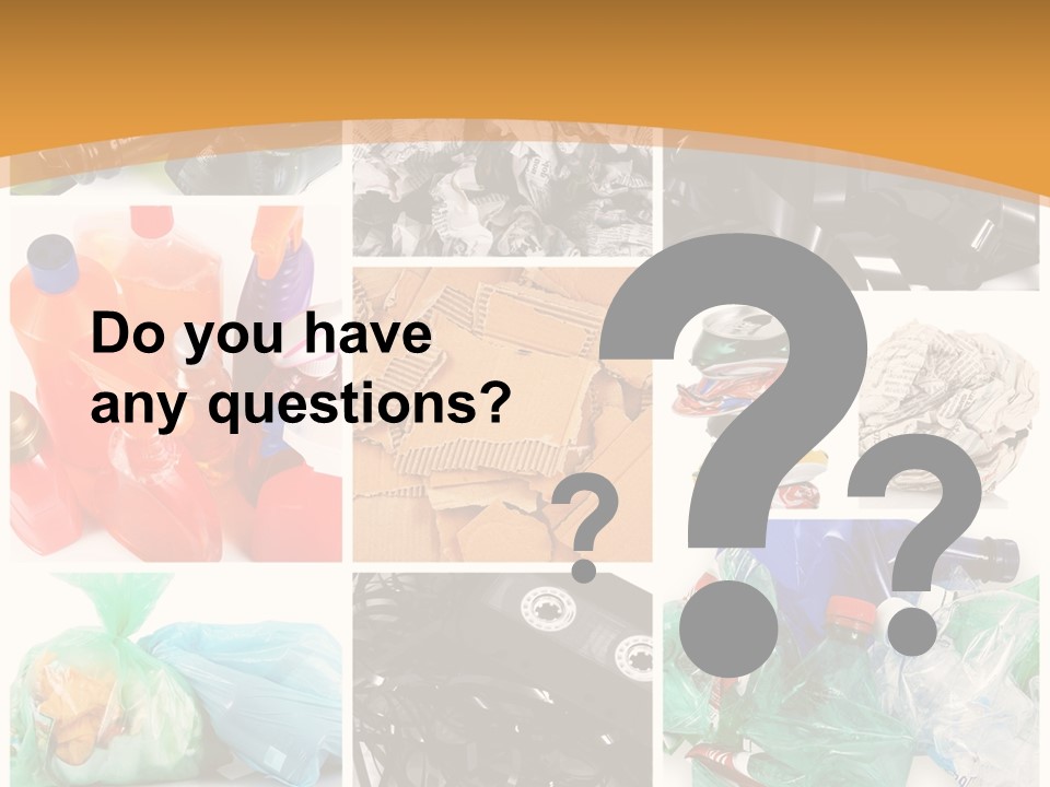 Cleansing Cardboard Container PowerPoint Template