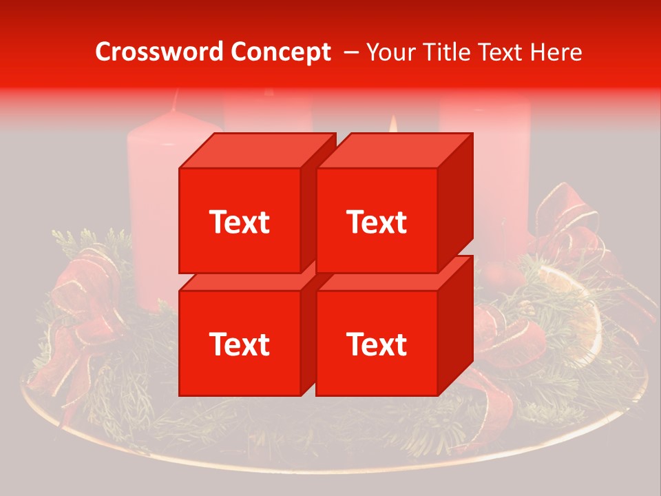 Second Solemn Red PowerPoint Template