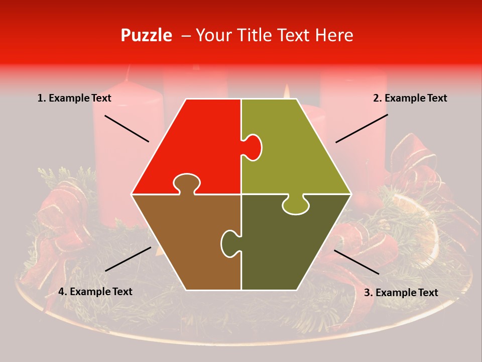 Second Solemn Red PowerPoint Template