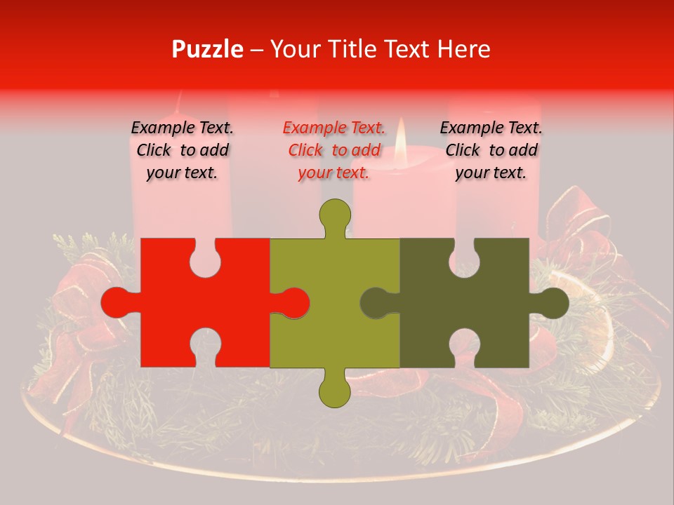 Second Solemn Red PowerPoint Template