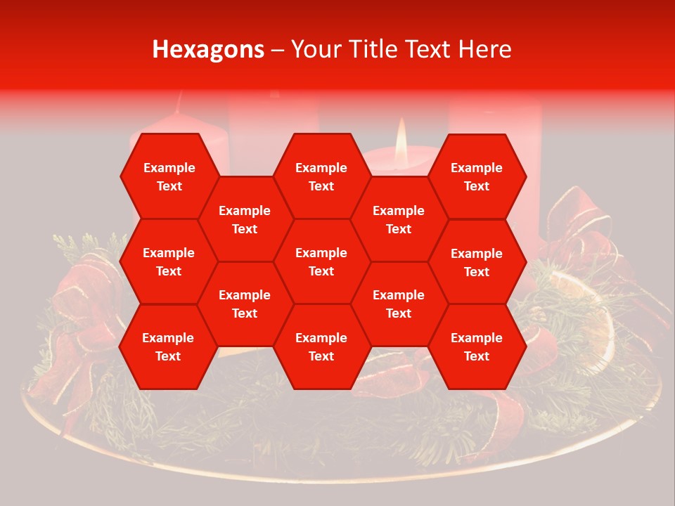 Second Solemn Red PowerPoint Template