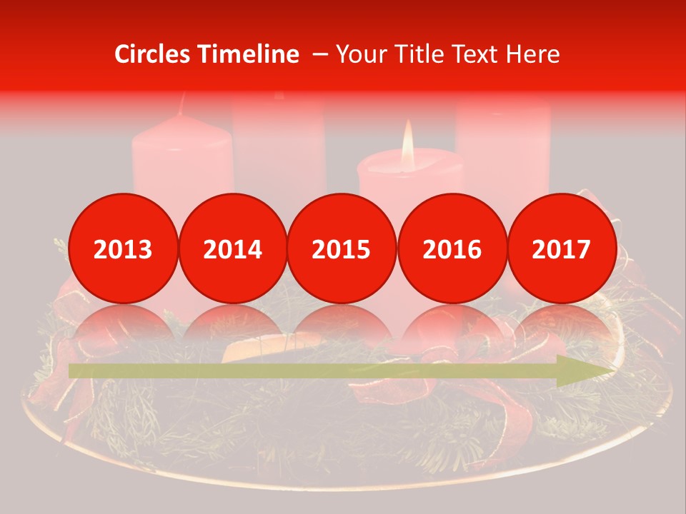 Second Solemn Red PowerPoint Template