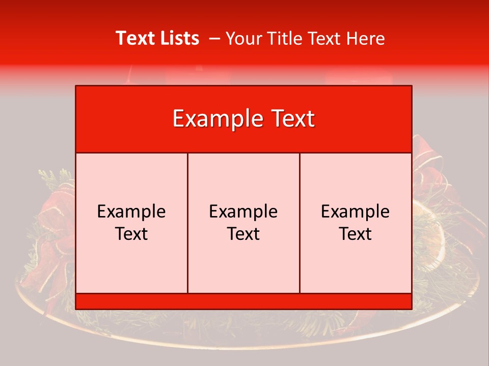 Second Solemn Red PowerPoint Template