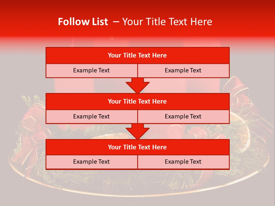 Second Solemn Red PowerPoint Template