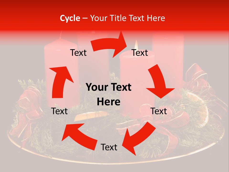 Second Solemn Red PowerPoint Template