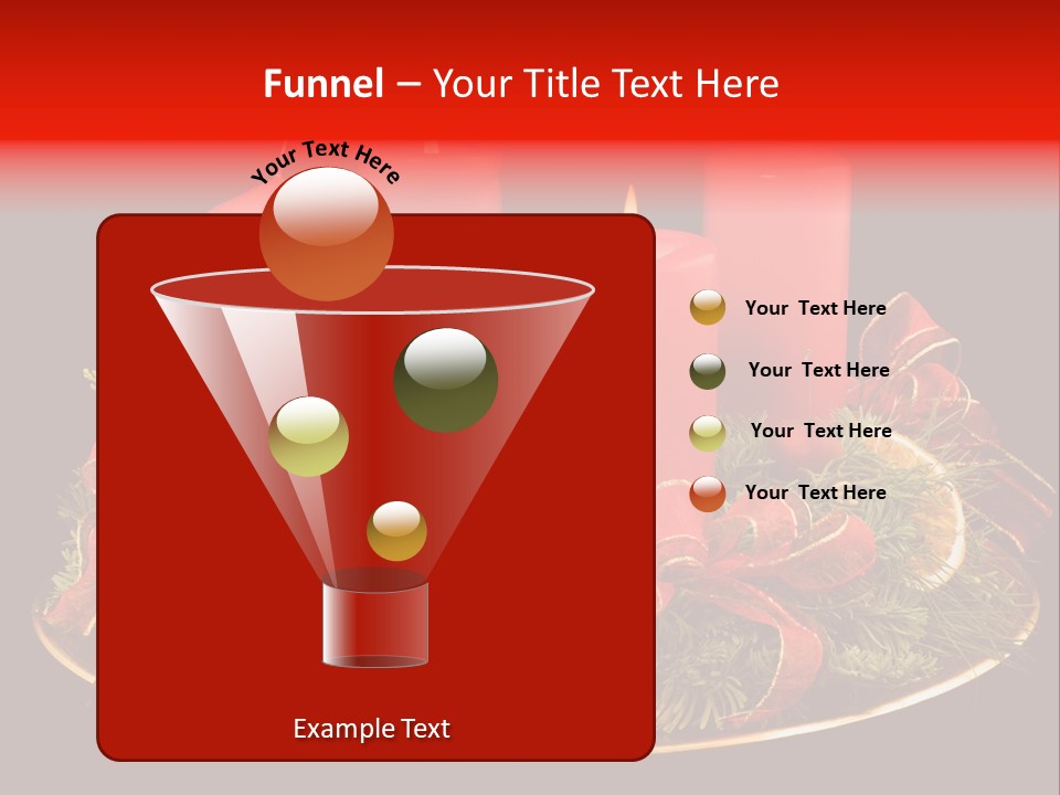 Second Solemn Red PowerPoint Template