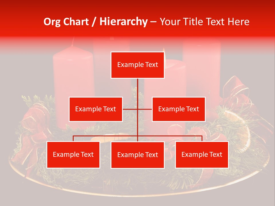 Second Solemn Red PowerPoint Template