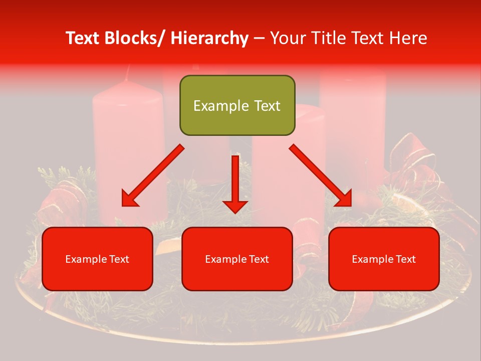 Second Solemn Red PowerPoint Template