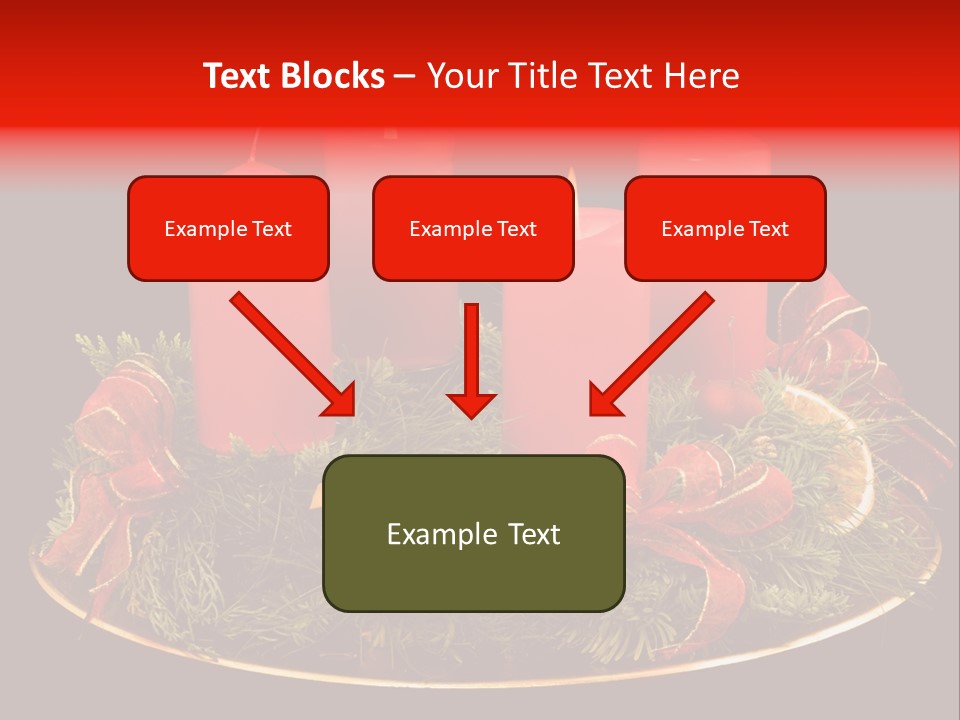 Second Solemn Red PowerPoint Template