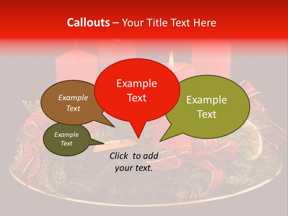 Second Solemn Red PowerPoint Template