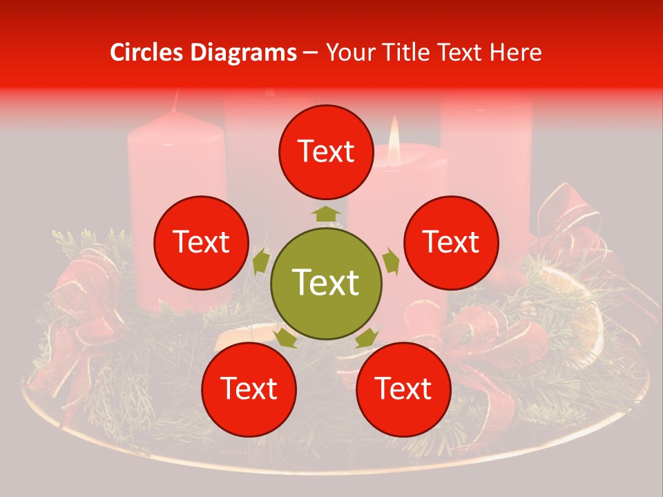 Second Solemn Red PowerPoint Template