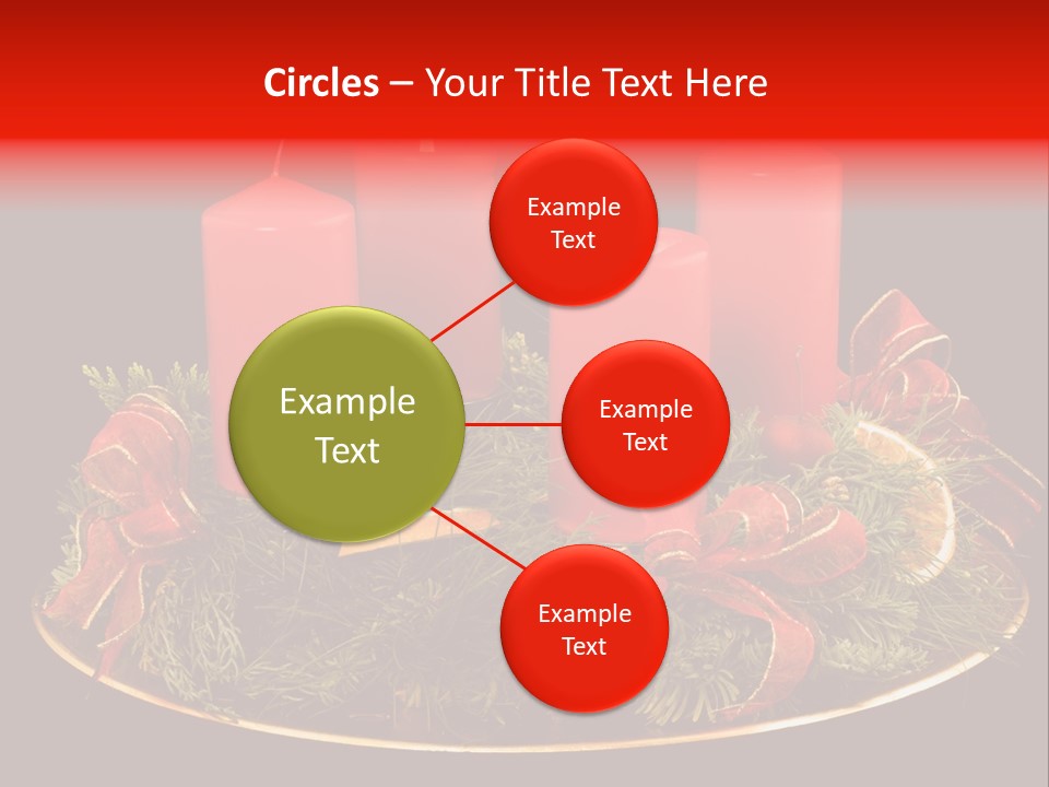 Second Solemn Red PowerPoint Template