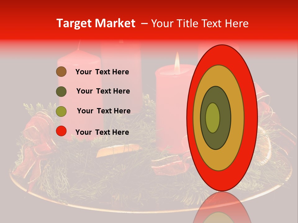 Second Solemn Red PowerPoint Template