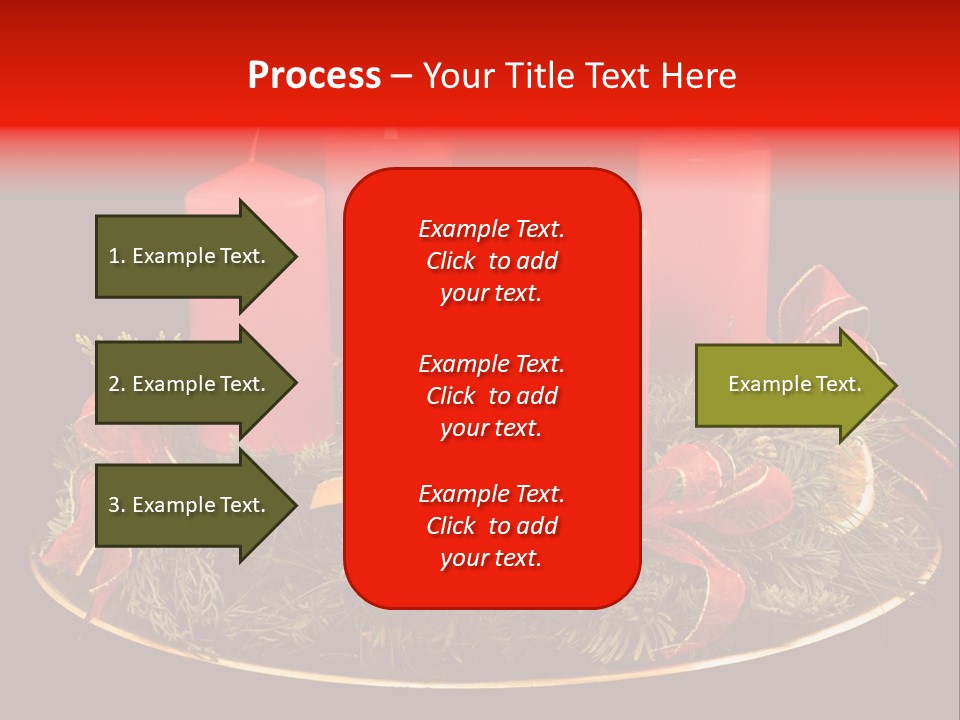 Second Solemn Red PowerPoint Template