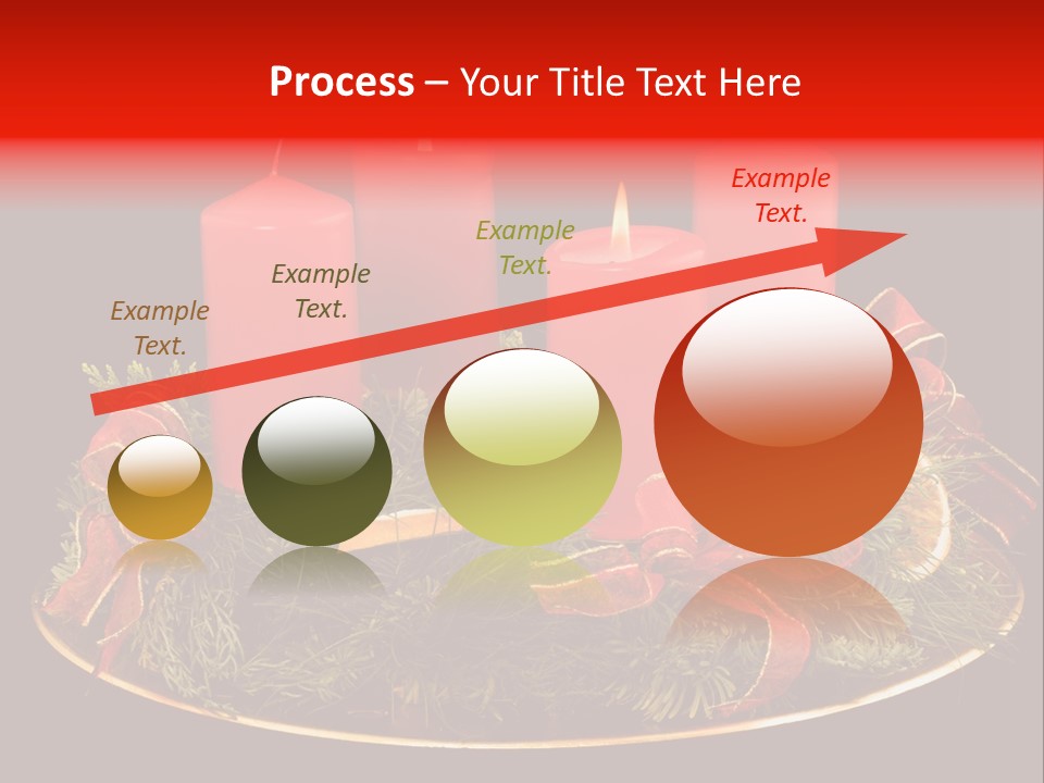 Second Solemn Red PowerPoint Template