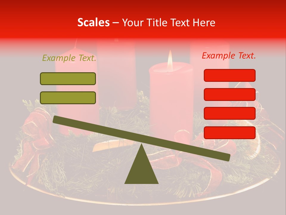 Second Solemn Red PowerPoint Template