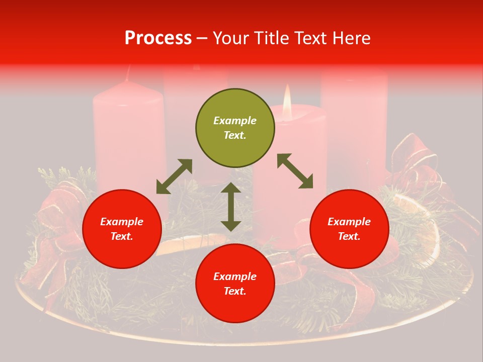 Second Solemn Red PowerPoint Template