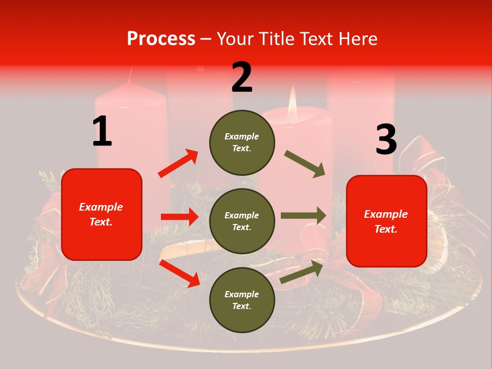 Second Solemn Red PowerPoint Template