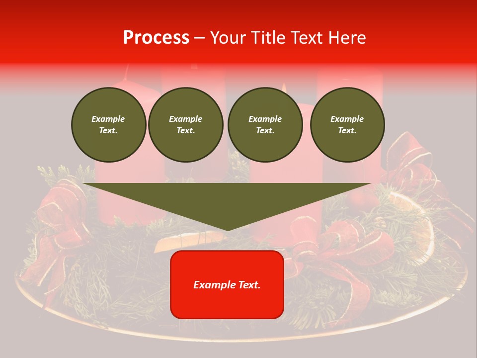 Second Solemn Red PowerPoint Template