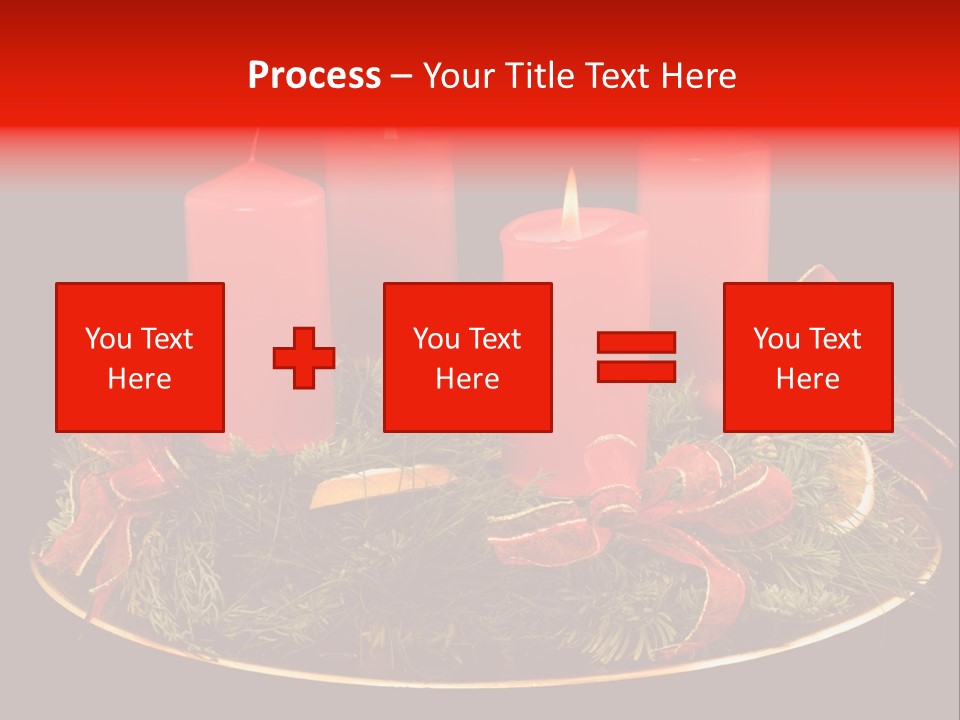 Second Solemn Red PowerPoint Template