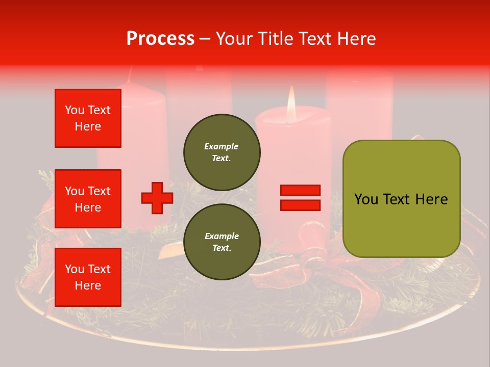 Second Solemn Red PowerPoint Template