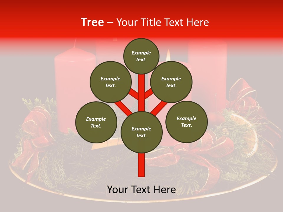 Second Solemn Red PowerPoint Template