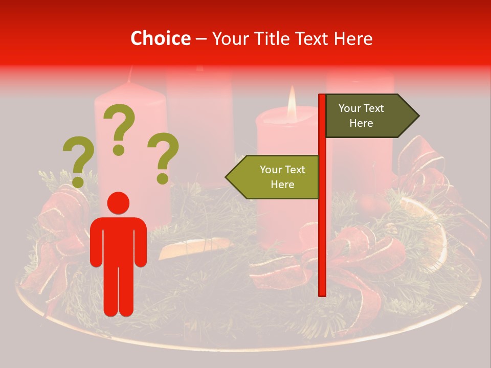 Second Solemn Red PowerPoint Template