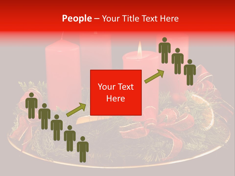 Second Solemn Red PowerPoint Template