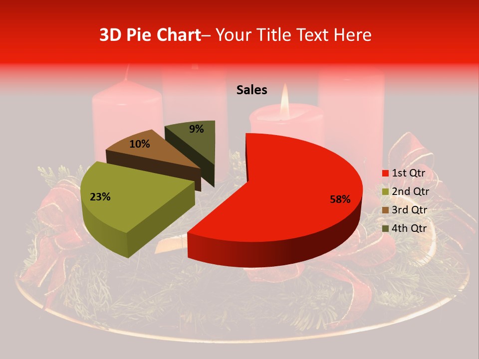 Second Solemn Red PowerPoint Template