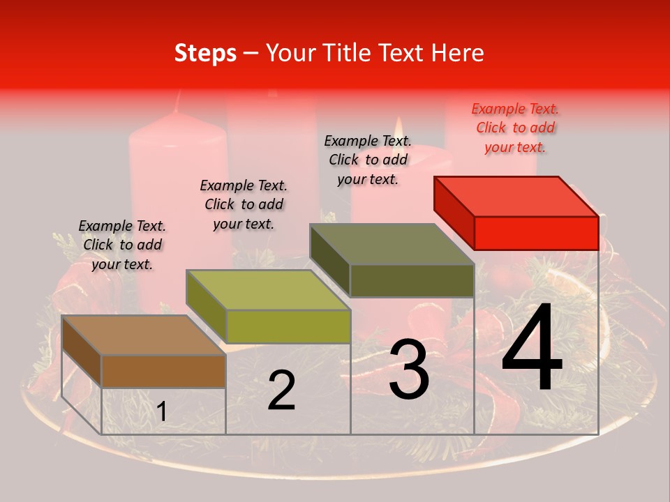 Second Solemn Red PowerPoint Template