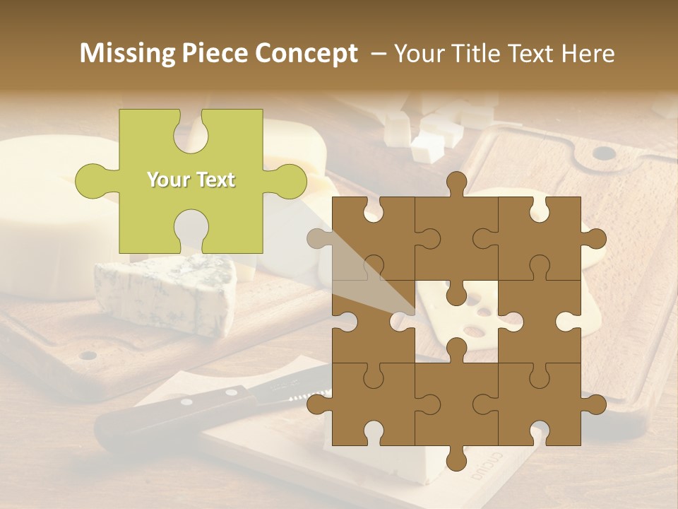 Wood Assortment Dairy Product PowerPoint Template