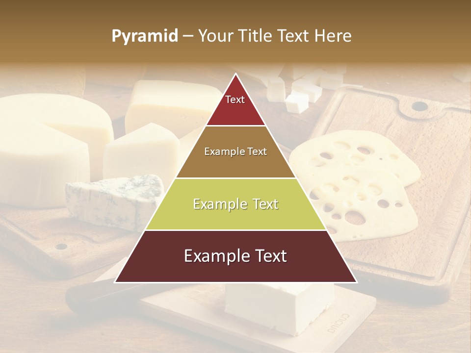 Wood Assortment Dairy Product PowerPoint Template
