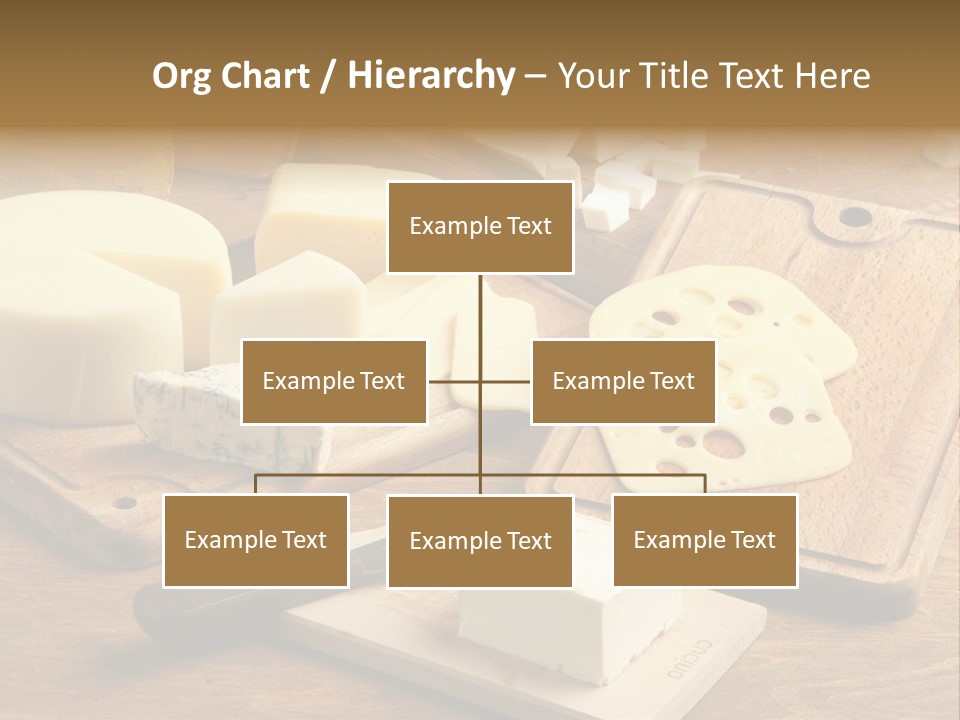 Wood Assortment Dairy Product PowerPoint Template