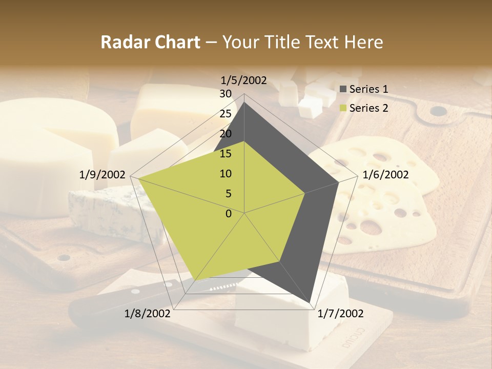 Wood Assortment Dairy Product PowerPoint Template