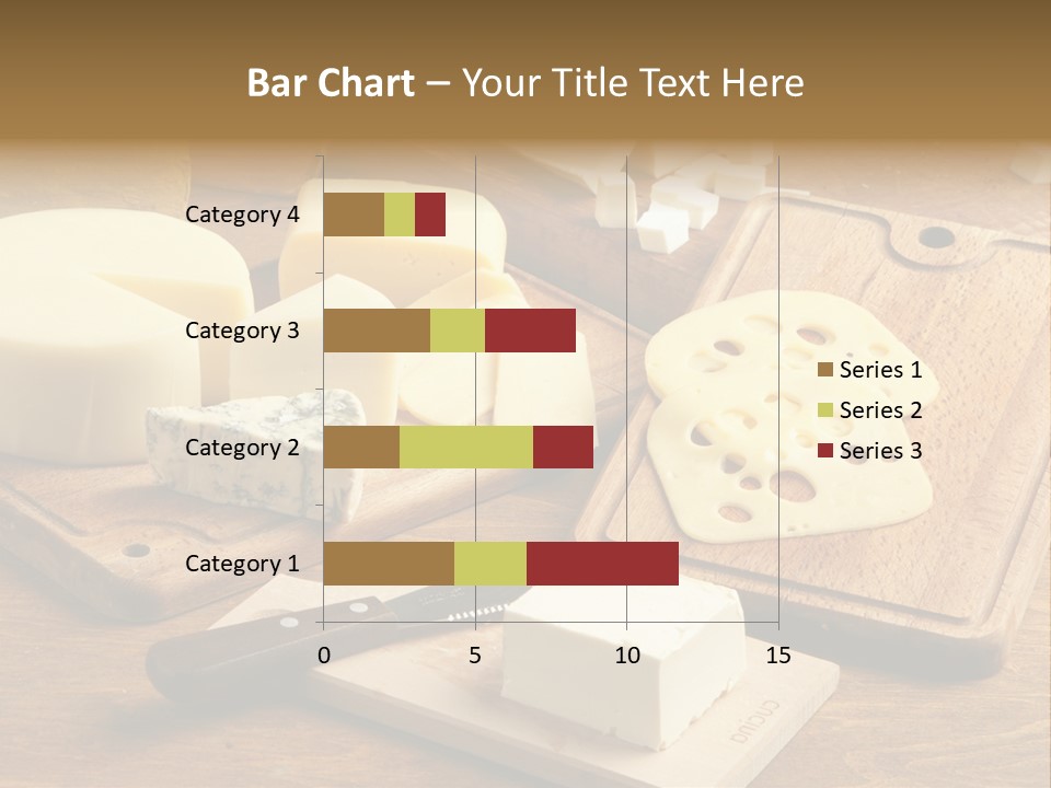 Wood Assortment Dairy Product PowerPoint Template