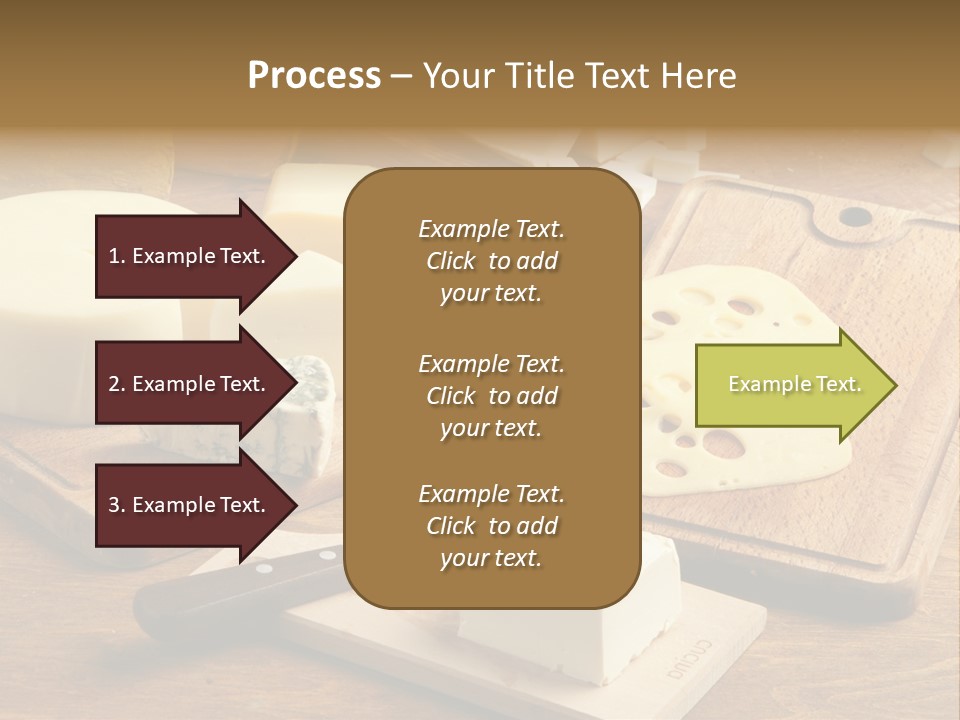 Wood Assortment Dairy Product PowerPoint Template