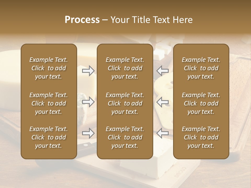 Wood Assortment Dairy Product PowerPoint Template